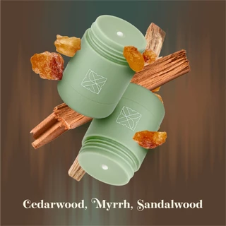Erb Sacred Woods Aroma Massage Cream 15G. เอิบ มาสสาจครีม บำรุงผิว นวดคอบ่าไหล่ กลิ่นซาเครด วูดส์ อโรม่า