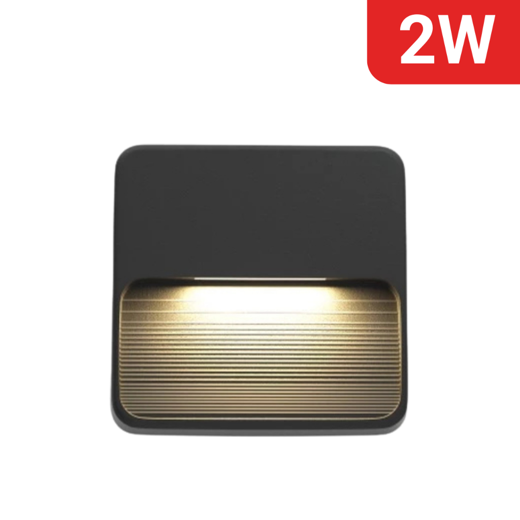 SL LIGHTING โคมไฟผนังภายนอก LED 2W 3000K รุ่น TER-03-2W30 สีดำ / ขาว ประกันศูนย์ ราคา ถูกที่สุด ดีลบีเคเค แกลเลอรีภาพที่ 3