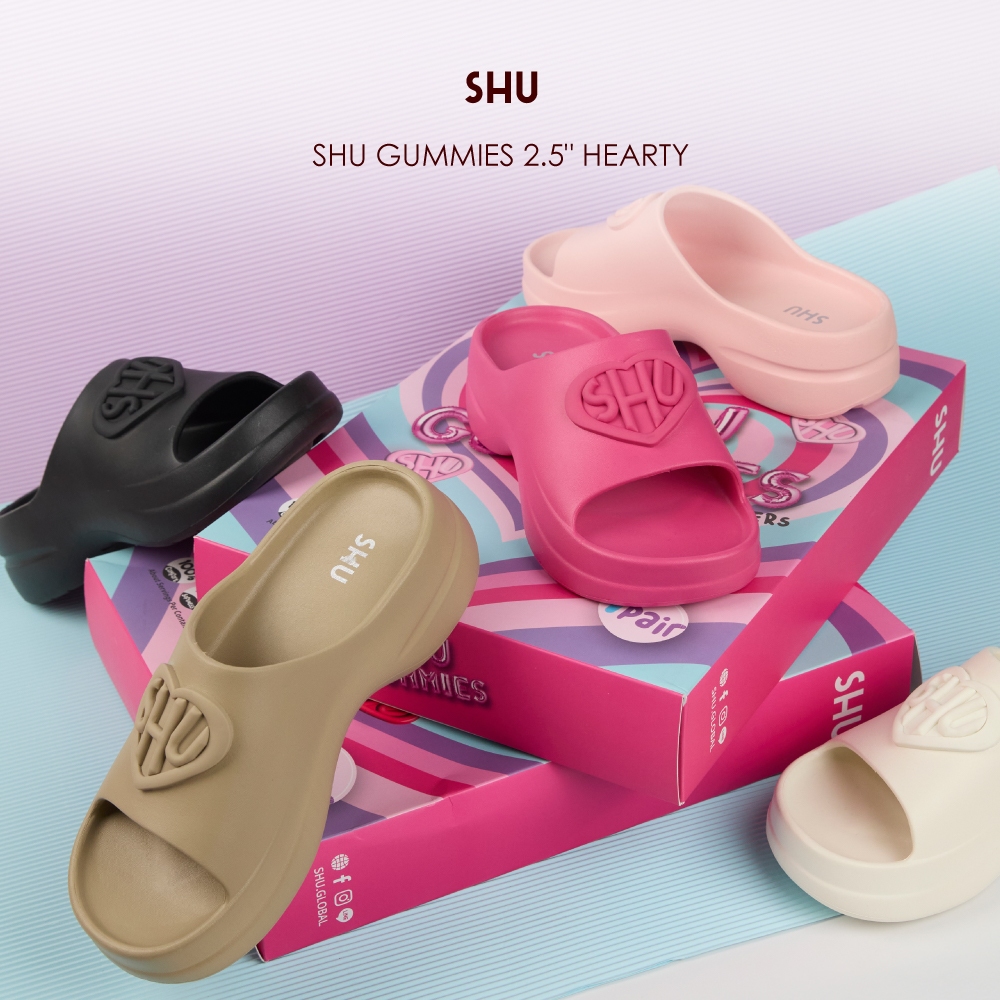 SHU GUMMIES 2.5" HEARTY รองเท้าแตะ