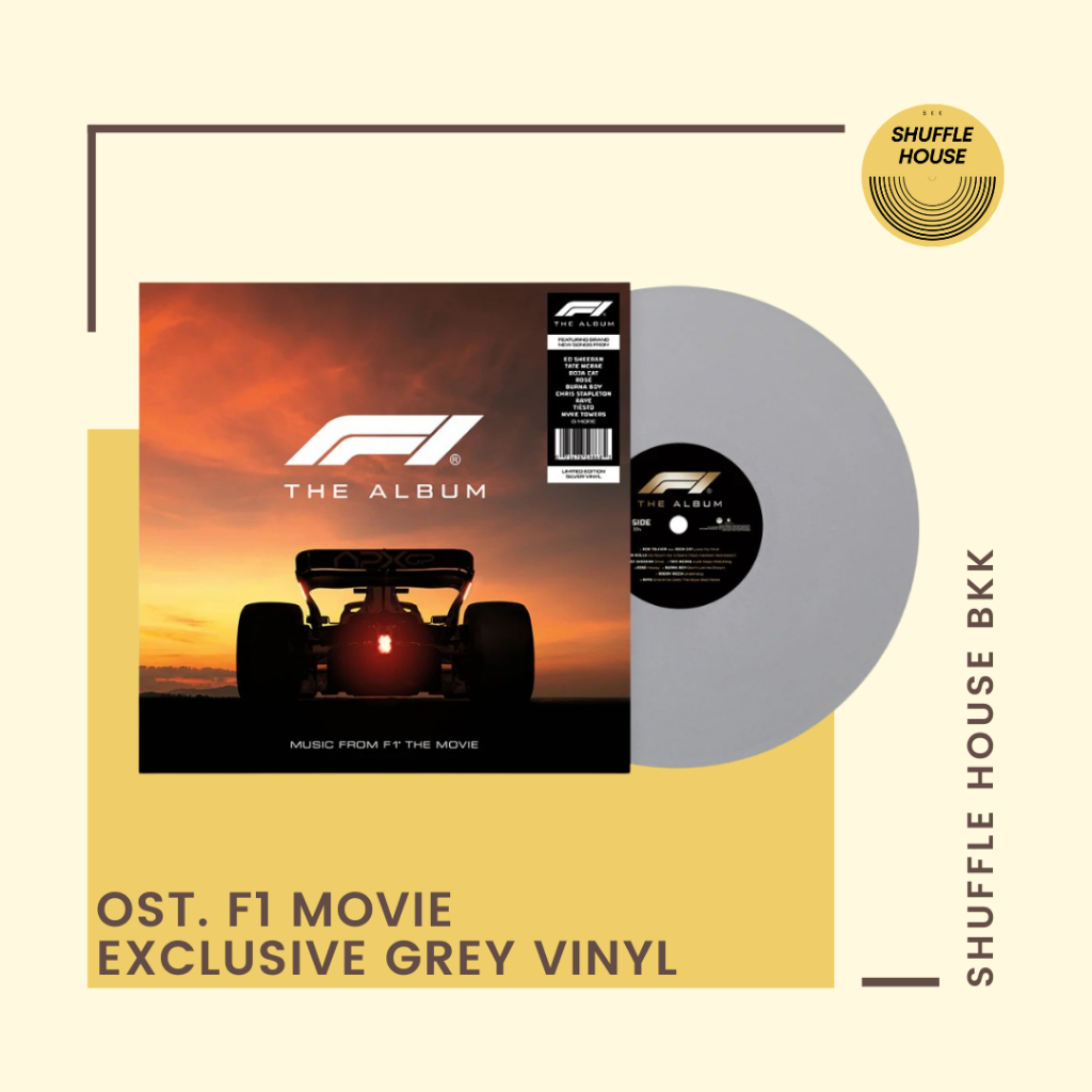 (พร้อมส่ง_ส่งด่วนได้) Ost. F1 MOVIE แผ่นใหม่ซีล exclusive grey vinyl