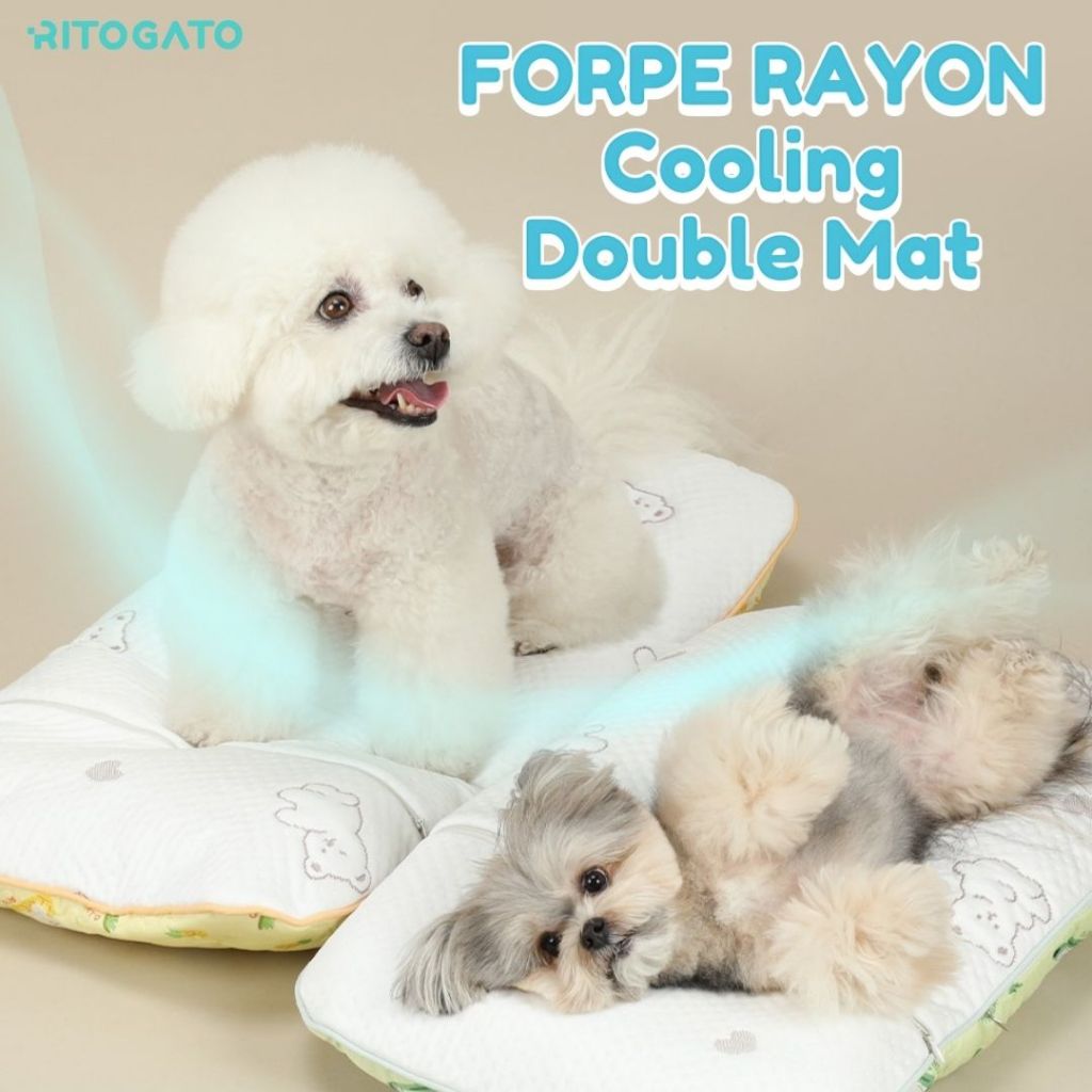 Ritogato Forpe Rayon Cool Double Mat ที่นอนนวัตกรรมผ้าเย็น สำหรับสัตว์เลี้ยง นำเข้าเกาหลี