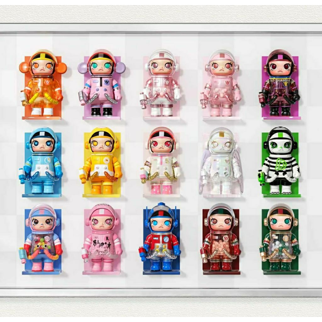 ⚡พร้อมส่ง⚡ แบบตัวแยก Mega Space Molly 100% Collection Series 3 , 4 / V.3 - 4 Blind box / Pop Mart x Kenny Wong
