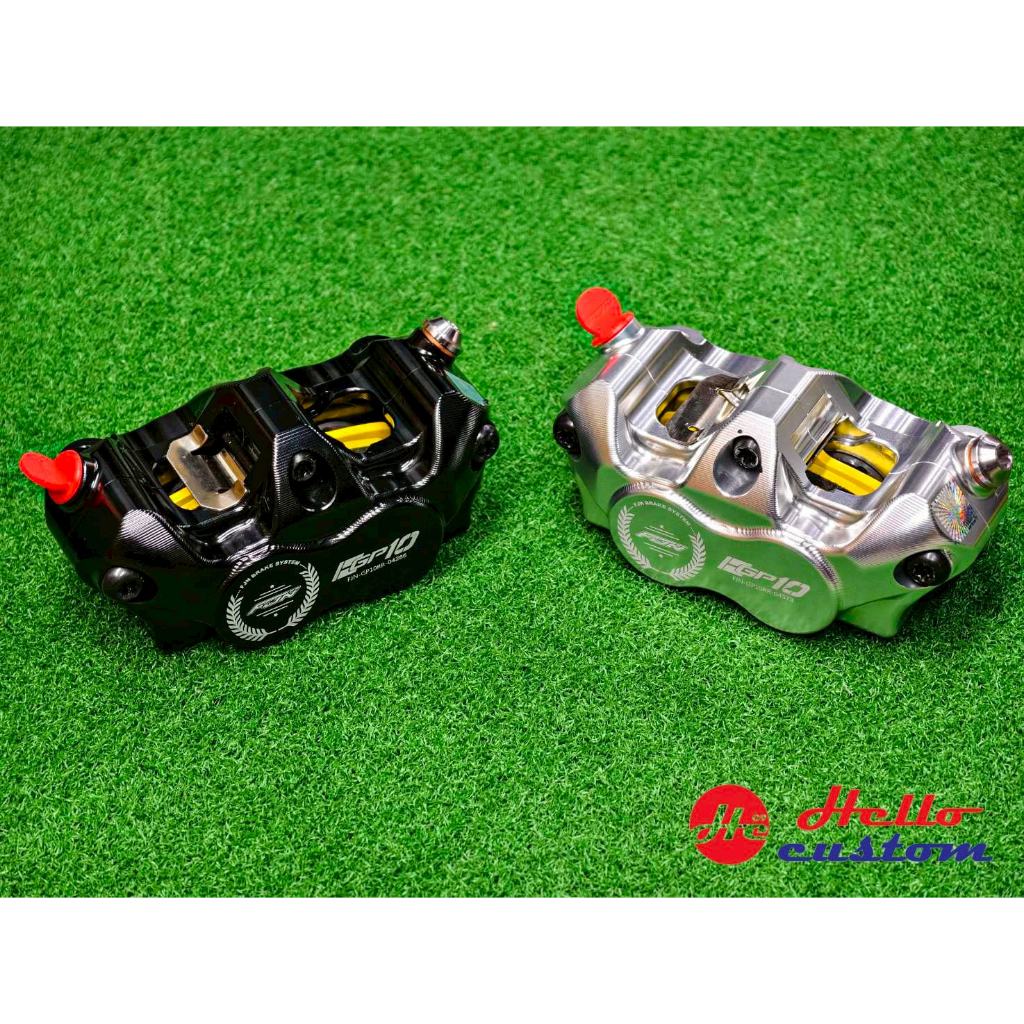 ปั้มล่าง FJN รุ่น GP10  4POT งาน CNC ใส่กับข้าปั้ม Brembo M4