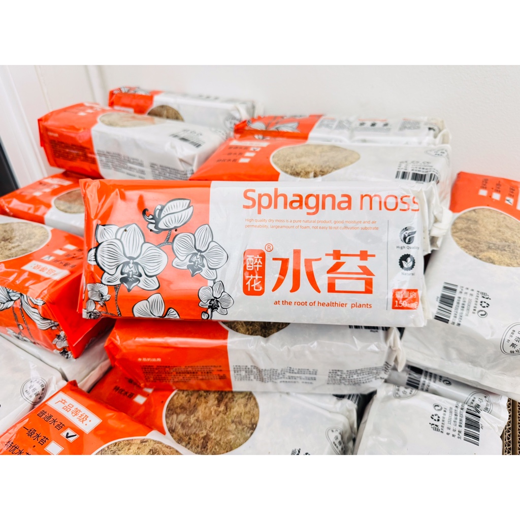 สแฟกนั่มมอส 150±20g 1 ชิ้น (มีของพร้อมส่ง) Sphagnum Moss