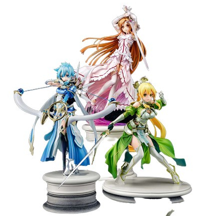 GENCO Figure 1/8 Goddess Stacia Asuna / Teraria Leafa / Solus Sinon Complete Set (Figure)