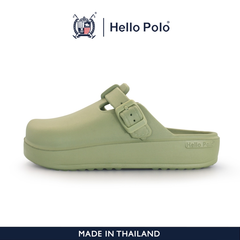 Hello Poloรองเท้าแตะลําลอง รองเท้าแตะผู้หญิง รองเท้าหัวโต รองเท้าแฟชั่นลําลอง ลายอุ้งเท้าแมวน่ารัก สะดวกสบายทุกฤดูHP8036