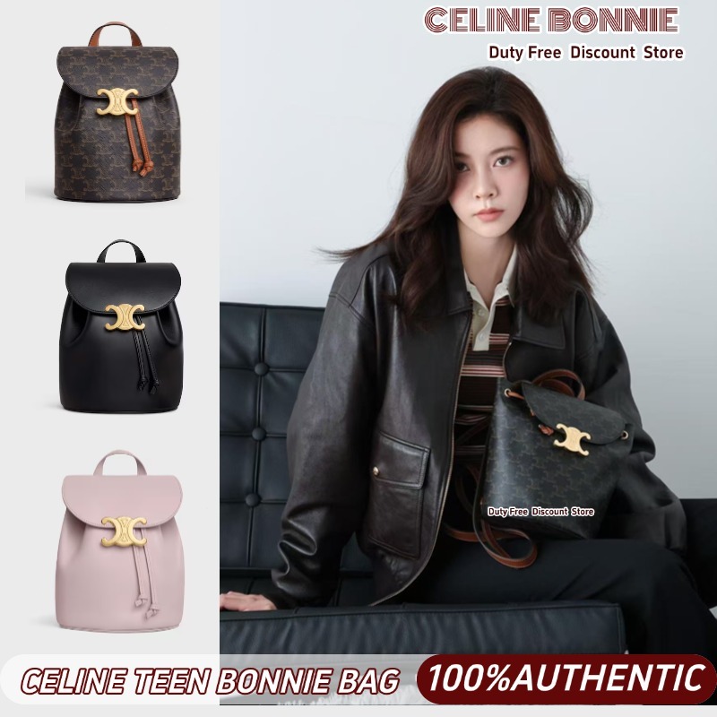 ✈️Celine BONNIE Backpack✨กระเป๋าเป้ผู้หญิง