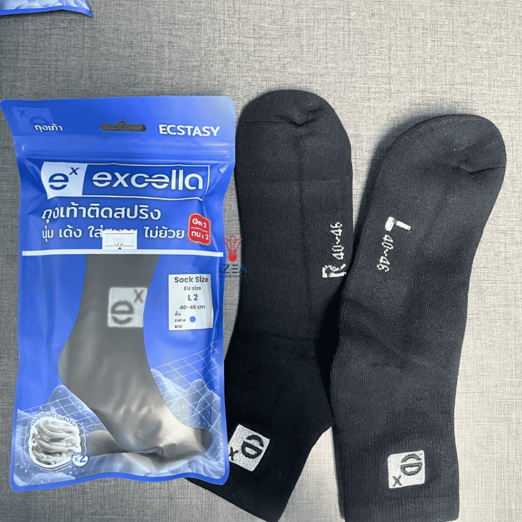 EXCELLA ECSTASY Socks ถุงเท้าติดสปริง นุ่ม เด้ง ใส่สบาย ไม่ย้วย - รูปที่ 4