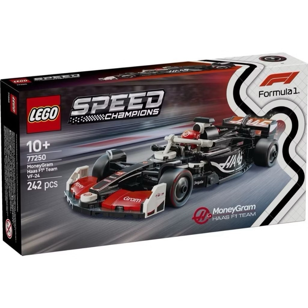 Lego Speed Champion 77250 MoneyGram Haas F1® Team VF-24 Race Car ของแท้ 100%