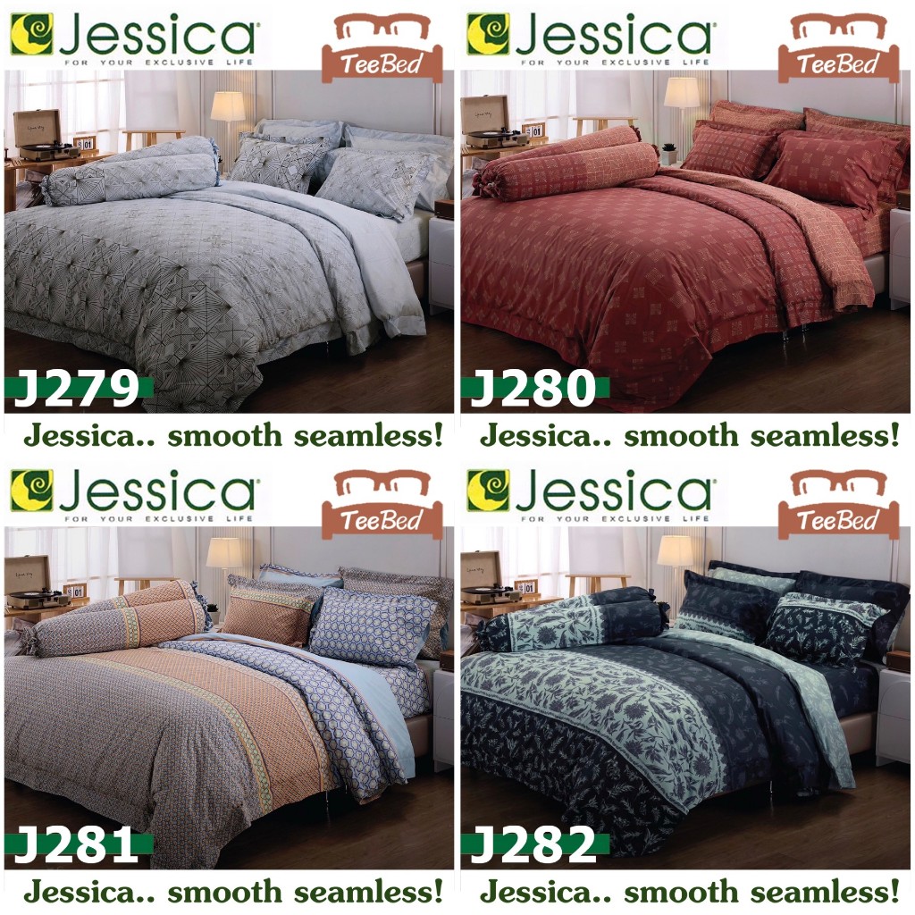 💥 Jessica ชุดผ้าปู (ไม่รวมผ้านวม) พิมพ์ลาย รุ่น J232-282💥