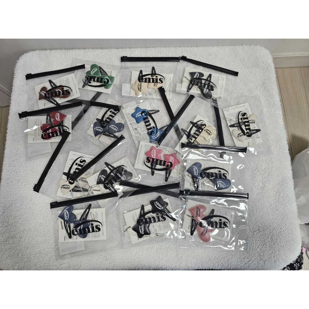 พร้อมส่ง กิ๊บ Emis รูปร่างต่างๆ ของแท้จากเกาหลี