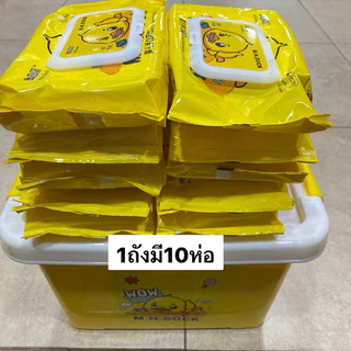 🚀พร้อมส่งในไทยขายส่งยก10ห่อ/ชุด🚀 ลายเป็ดทิชชู่เปียก ทิชชูเปียกเช็คมือและใช้ในบ้านที่ทำงานค่ะ