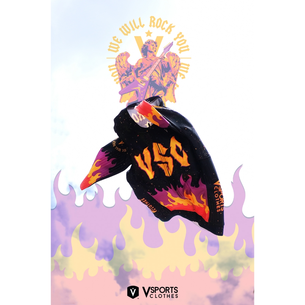 เสื้อปั่นจักรยาน VSC We Will Rock You 🤘collection