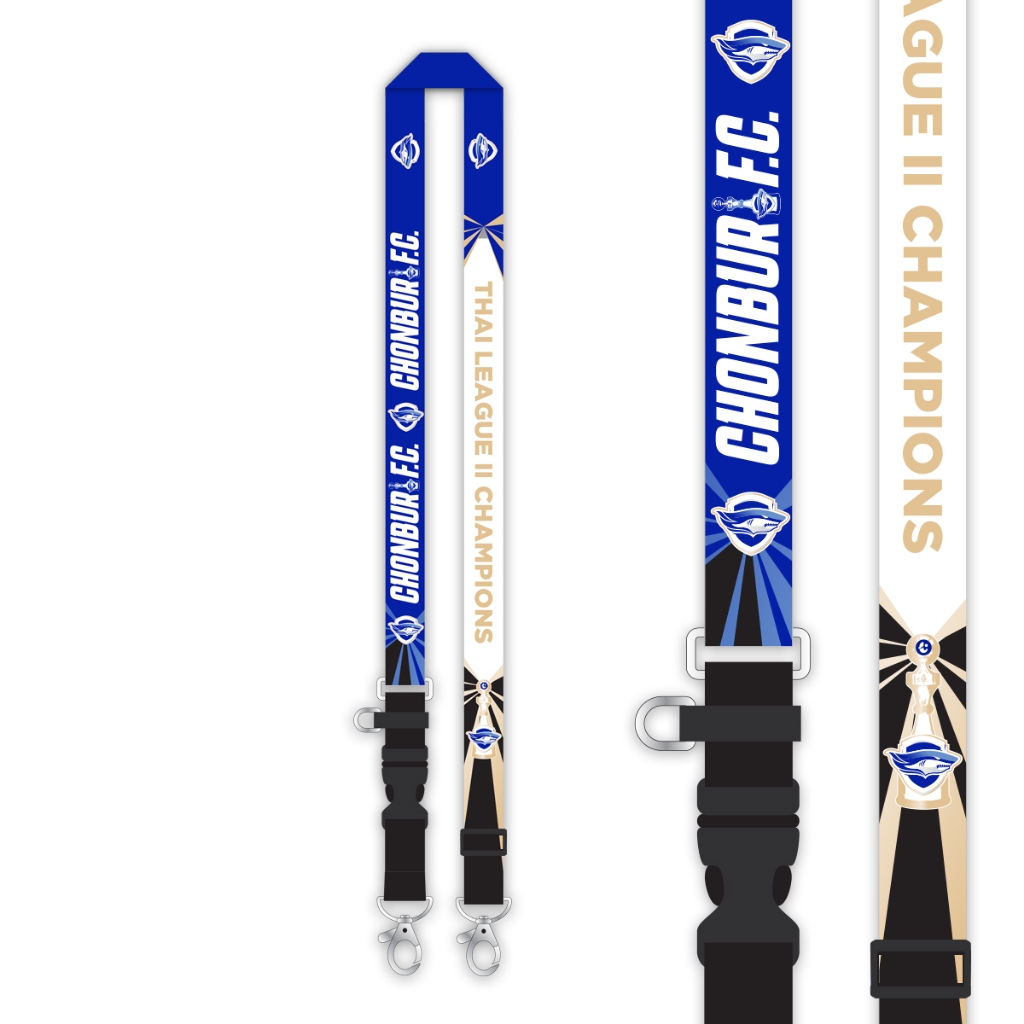 CHONBURI FC สายคล้องบัตร ฉลามแชมป์