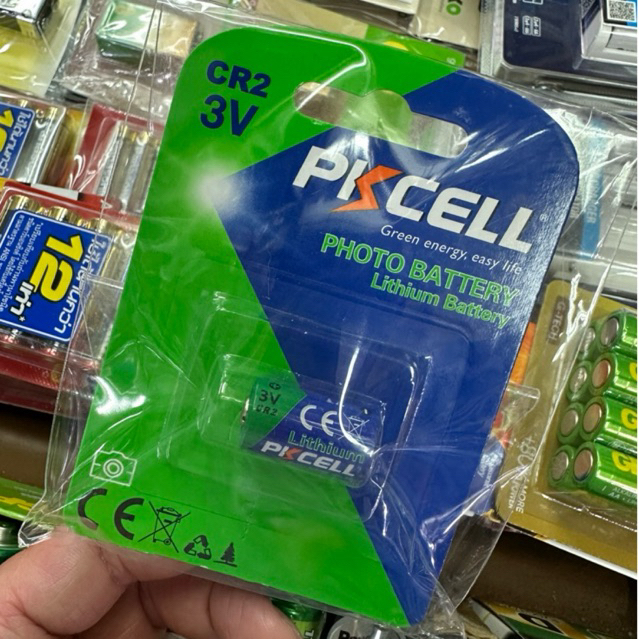 PKCELL CR2 Lithium 3V 1ก้อน ของแท้(บริการส่งด่วนรับสินค้าภายในวัน*)