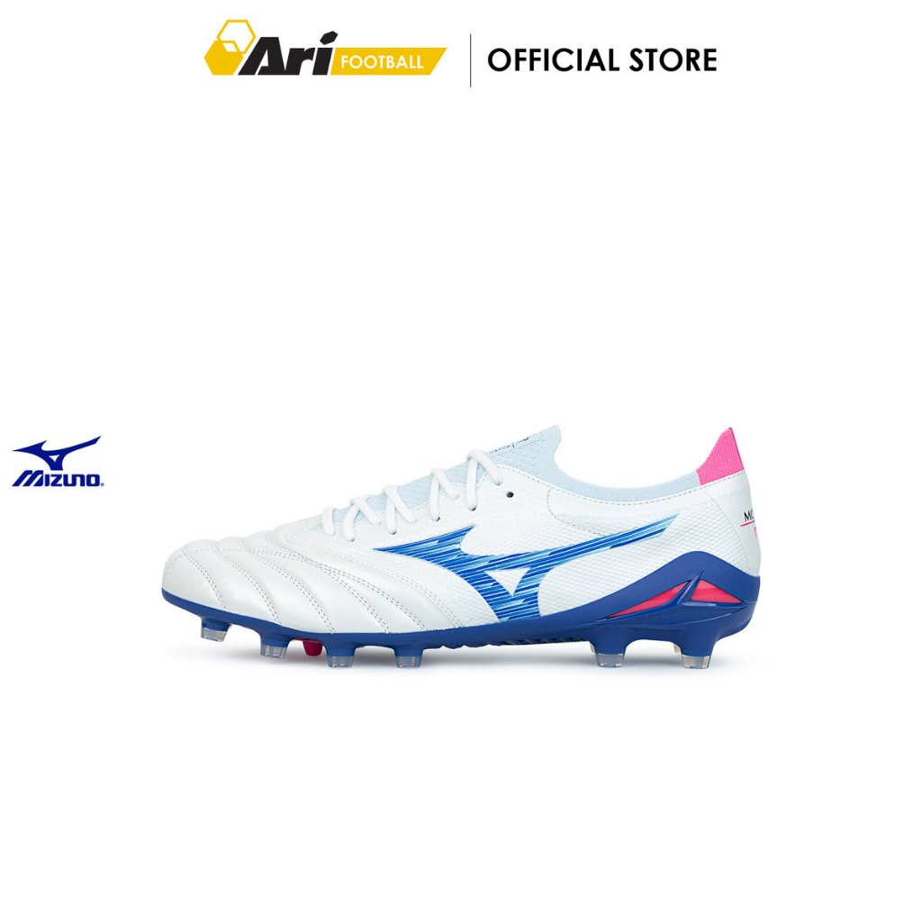 MIZUNO MORELIA NEO IV BETA JAPAN FG - WHITE (P1GA254025) รองเท้าฟุตบอล มิซูโน่ NEO IV BETA ELITE สีขาว