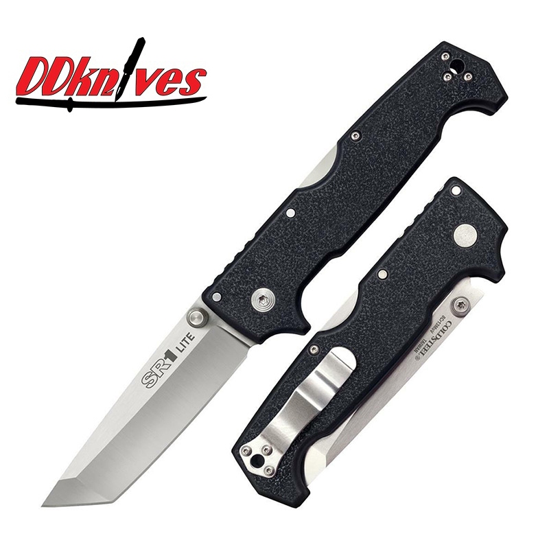 มีดพับ Cold Steel SR1 Lite Folding Knife 8Cr14MoV Tanto Blade, Griv-Ex Handles (62K1A)