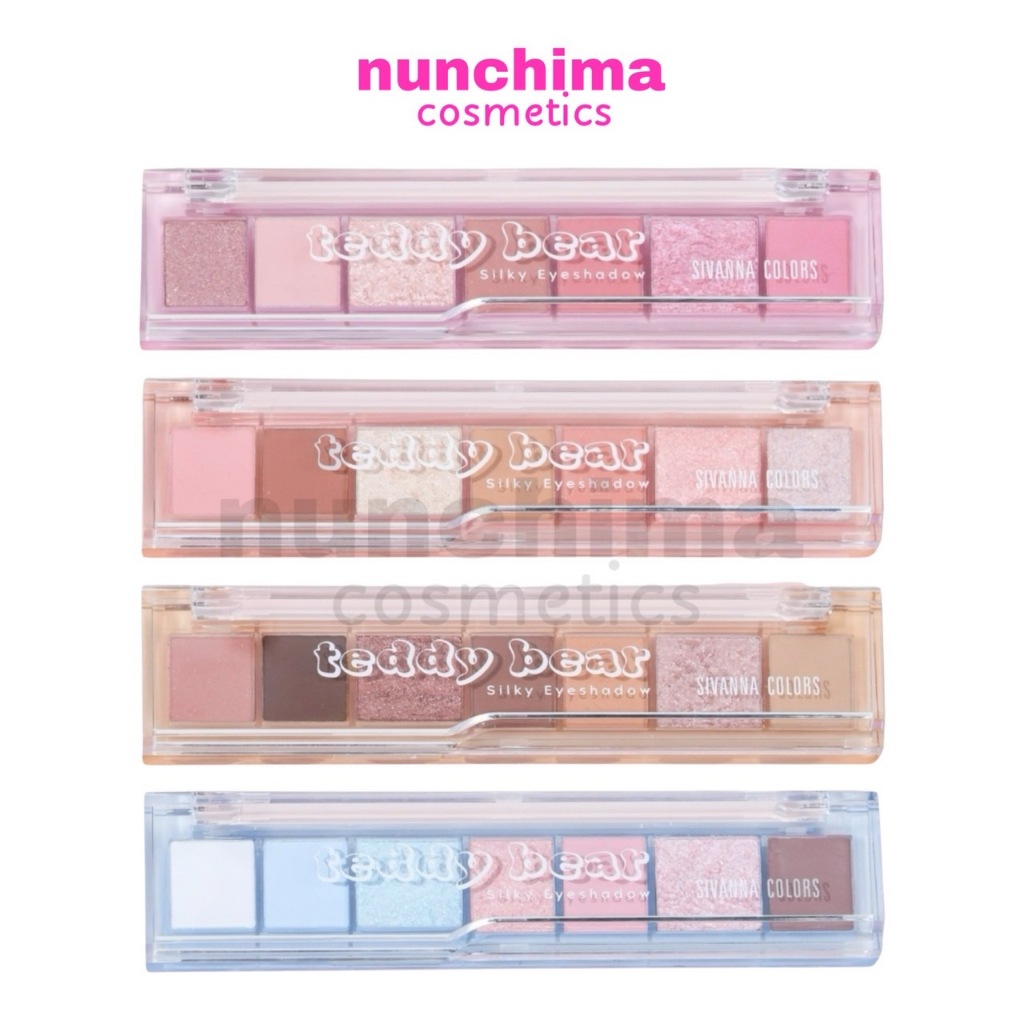 HF676 Sivanna Colors Teddy Bear Silky Eyeshadow ซีเวนน่า คัลเลอร์ส เท็ดดี้ แบร์ ซิสกี้ อายแชโดว์