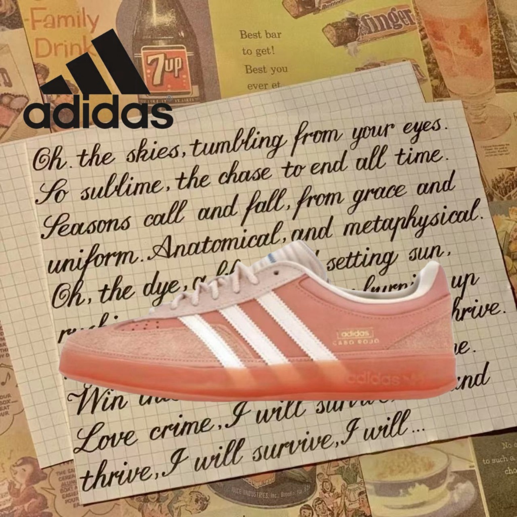 （ของแท้ 100 %）💞 adidas originals gazelle OG JS5052 สีส้ม/ขาว/แดง