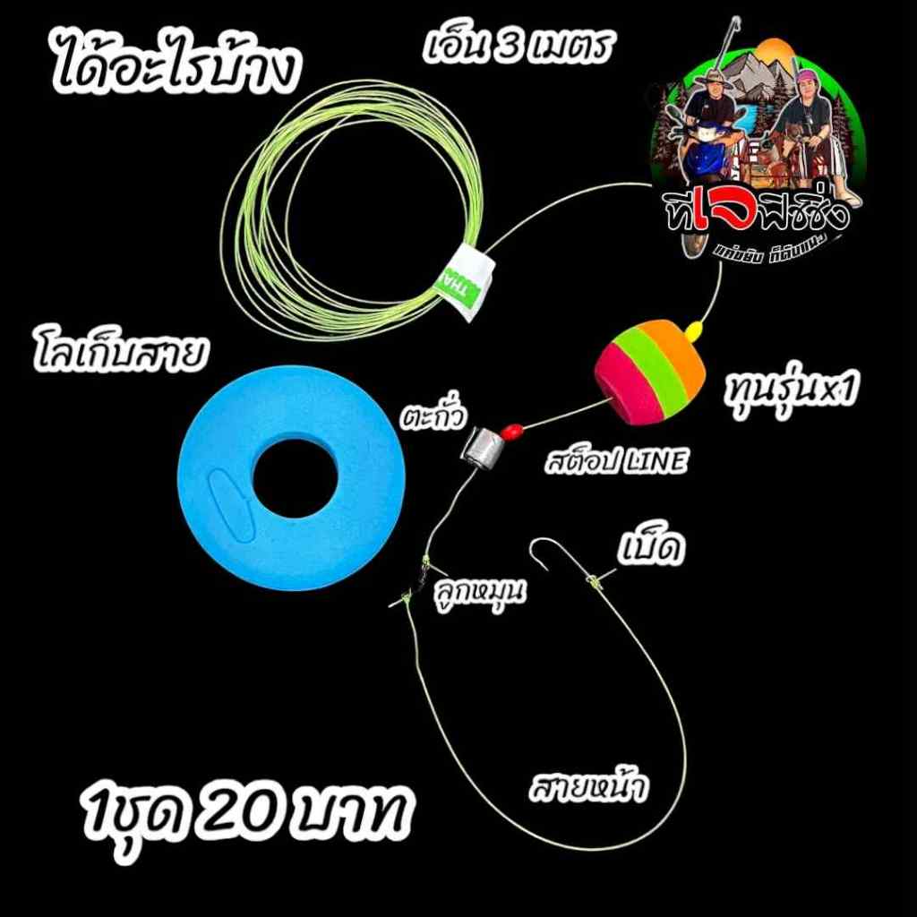 ทุ่นตกปลา รุ่น X1 – ครบชุดพร้อมตก! 🎣 ✅ ขนาดทุ่น: กว้าง 1.7 ซม. | ยาว 2.0 ซม. ✅ ครบเซ็ตพร้อมใช้งานทันที เพียง 20 บาท ทุ่น