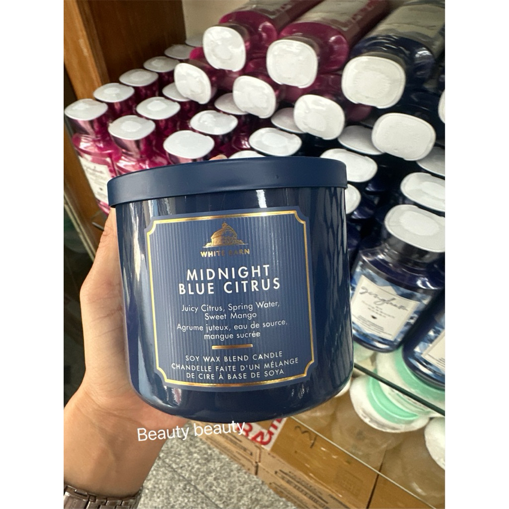 Bath and Body Works Midnight Blue Citrus 3-Wick Candle 411g.