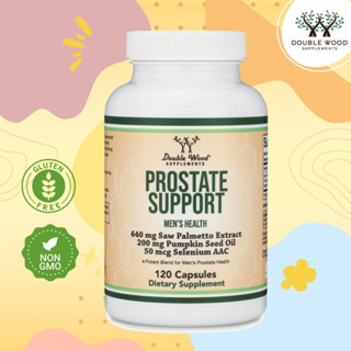 Double Wood Prostate Support Supplement - 120 Capsules🎗️Saw …