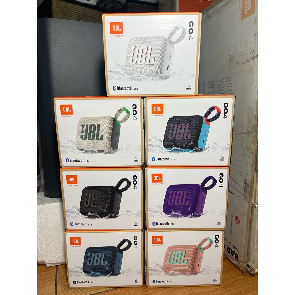 ขายลำโพง jbl go4 ของใหม่มือ 1รับประกันศูนย์ไทยมหาจักร 1ปี