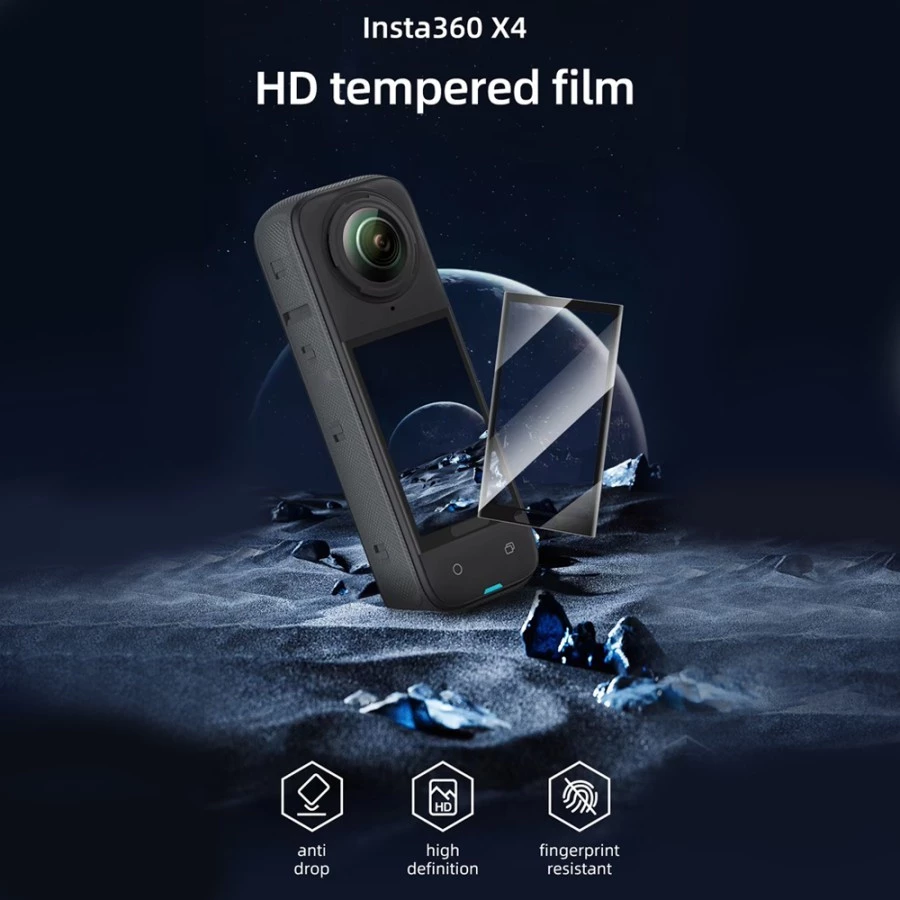 Telesin Insta360 X5 X4 Tempered film kit กระจกกันรอย thumbnail 4
