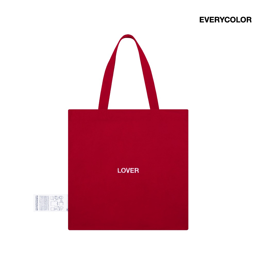 EVERYDAY & FRIENDS | Everycolor Tote Bag / Large (Everycolor) | กระเป๋าผ้า แฟชั่น ใส่สิ่งของ แต่งตัว ของขวัญ