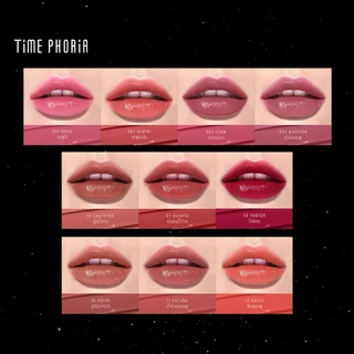 ลิปสติก 3 แท่งTimePhoria Stellar Dust Lip Stain|Nebula Velvet Lip Cream|Eternal Air Lip Matte|Jeff&Prim's Pick ลิป