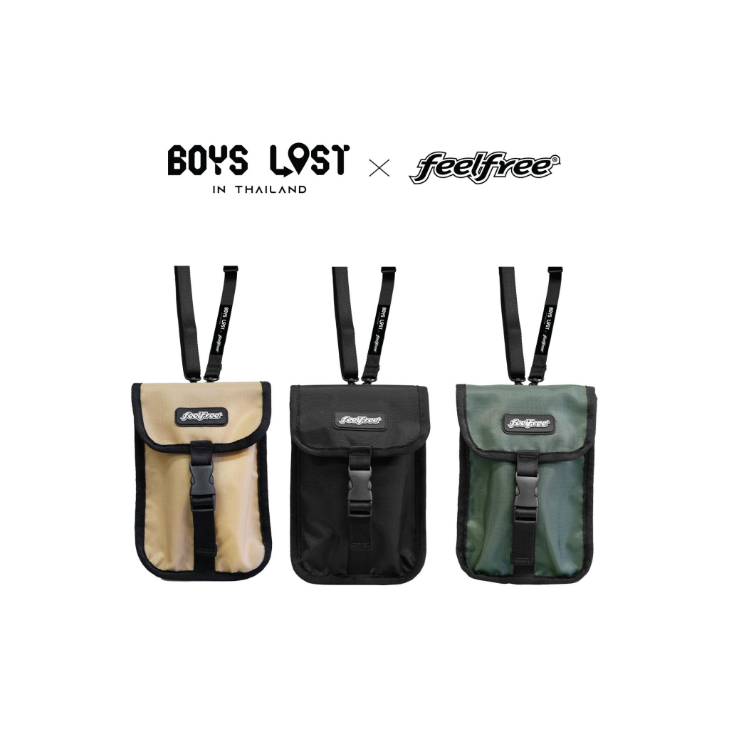 FEELFREE x BOY LOST DELTA BAG กระเป้าสะพายข้าง ผ้ากัน**แบรนด์ไทย ผลิตในไทย**
