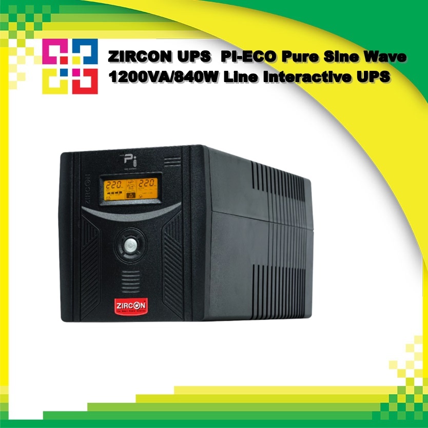 ZIRCON PI-ECO_1200VA/840W 1200VA/840W Line Interactive UPS