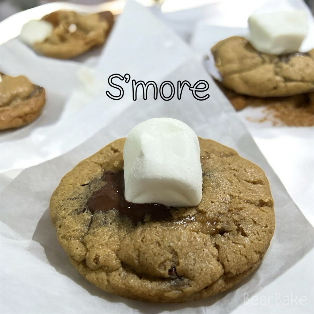 S’more Cookies Chocolate Chip ( ซอฟต์คุกกี้มาร์ชเมลโล่ )