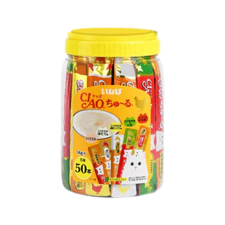 [ส่งด่วน] ขนมแมวเลีย CIAO Churu รวมรส 50 ซอง