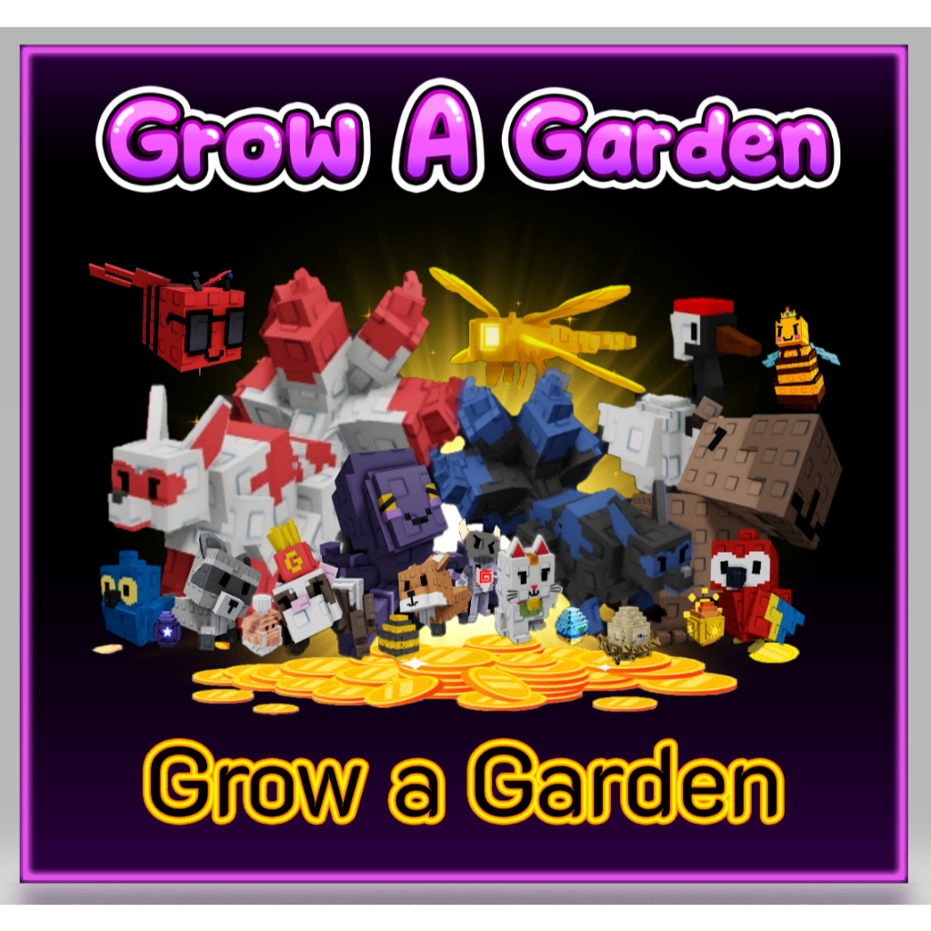 การ์ดเกมไก่ตัน Grow a Garden สัตว์รวม แบบเลือกได้