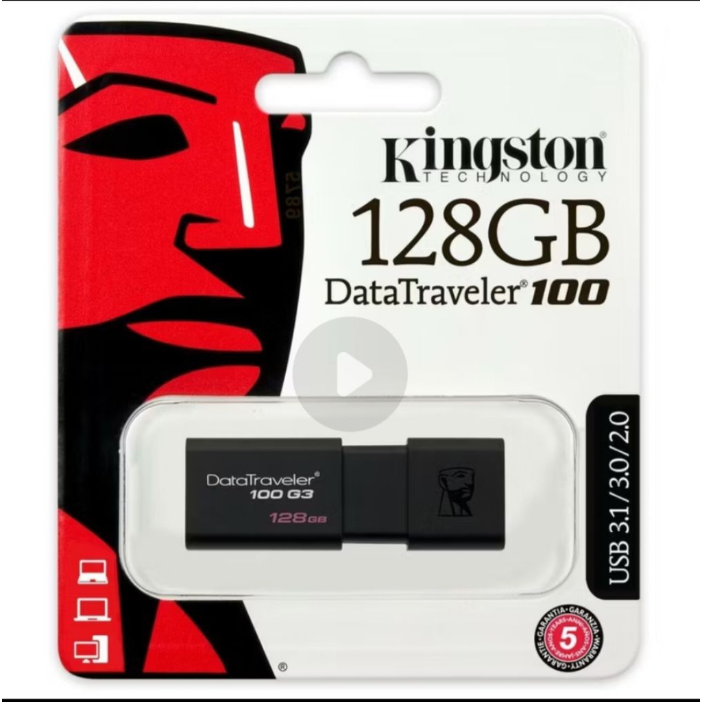 แฟลชไดร์ฟ Kingston 128 GB USB 3.1