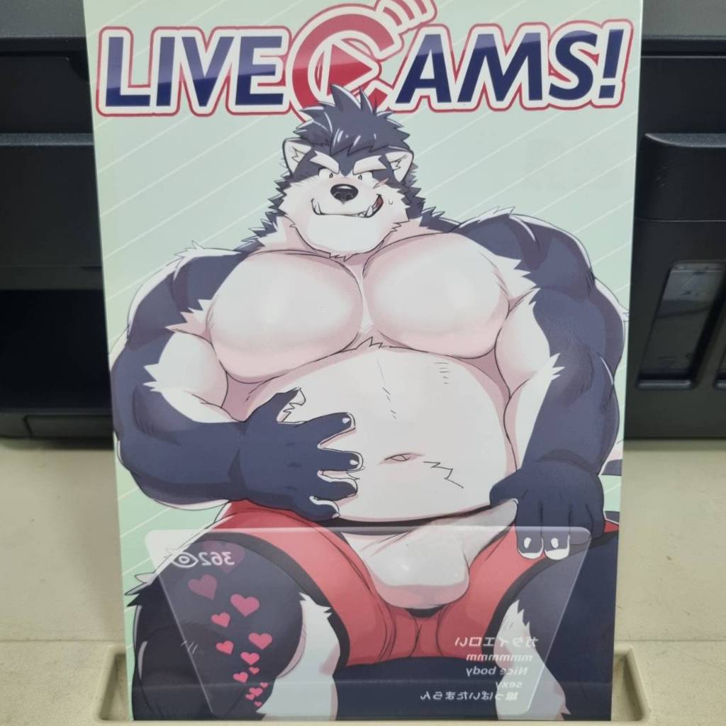 หนังสือ การ์ตูน มือสอง kemono furry LIVECAMS Monstera Mato