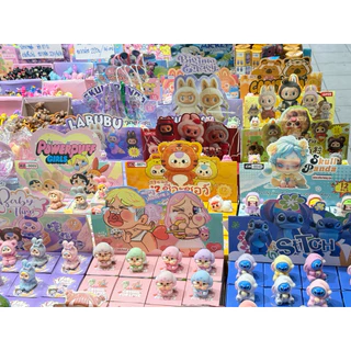 New มาใหม่ตัวการ์ตูนฮิต งานขนกำมะหยี่ กล่องสุ่ม 1 box 12 ตัว ตั้งรถได้ น่ารักมาก