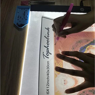 A4 A5 กระดานวาดภาพอิเล็กทรอนิกส์ copy table การป้องกันดวงตา LED กระดานวาดภาพ หรี่แสงได้ 3 ระดับ ใช้ไฟจาก USB แผ่นดราฟ