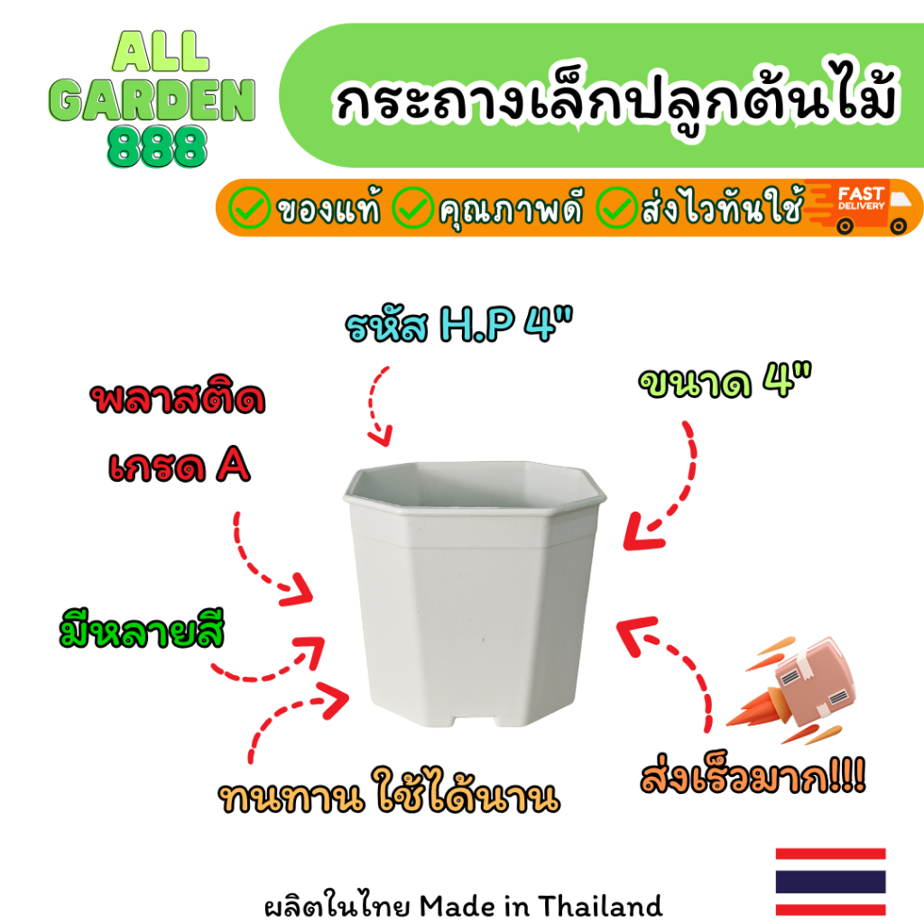 กระถางต้นไม้เล็ก กระถางพลาสติก สไตล์มินิมอล/โมเดิร์น กระถางกระบองเพชร กระถางแคคตัส กระถางเพาะปลูก ราคา ถูกที่สุด ดีลบีเคเค แกลเลอรีภาพที่ 2