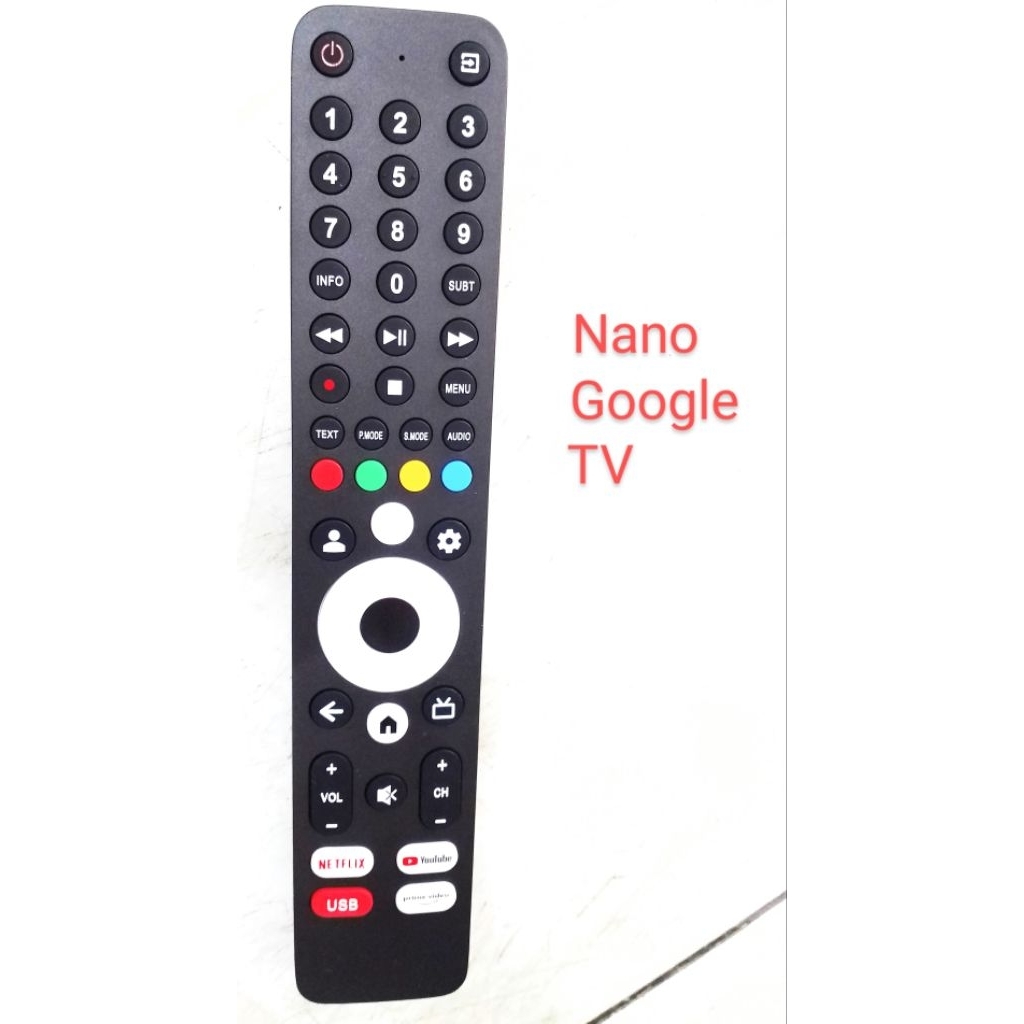 รีโมทใช้สำหรับทีวี Nano google TV QLED ไม่มีคำสั่งเสียงรุ่น 9900ใช้ได้กับทีวีรุ่น40Q1000ADR