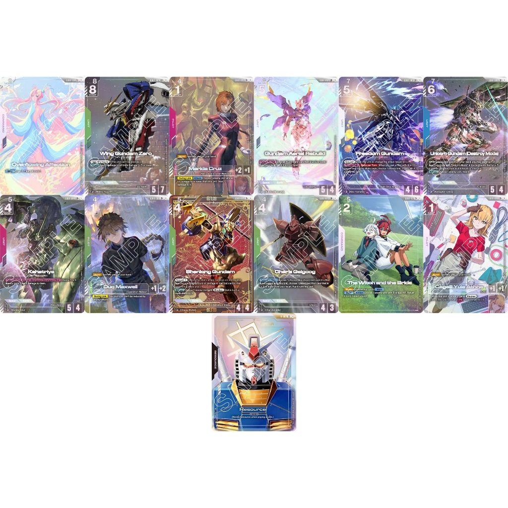 [Gundam Card Game EN] [English Ver.] Booster GD01  แยก Single PA / Foil #1