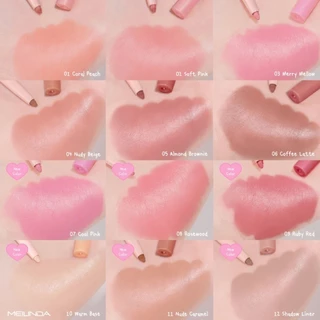 (MC2074) เมลินดา ลิปไลเนอร์ MEILINDA Fitting Lip Shaper ดินสอเขียนขอบปากเมลินดา