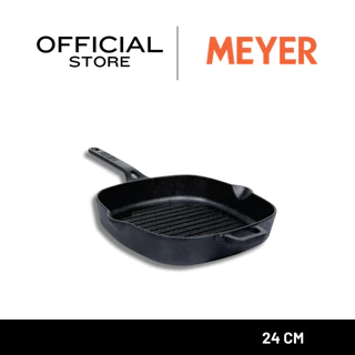 MEYER CAST IRON GRILL PAN กระทะเหล็กหล่อ ขนาด 25 CM. (47763-C)