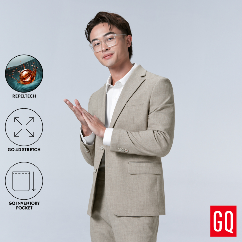 GQ Perfect Blazer™ Relax Fit Collection เบลเซอร์สะท้อนน้ำ ผ้ายืด 4 ทิศ