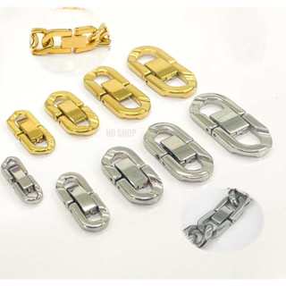 06 ตะขอสำหรับสร้อยข้อมือสแตนเลส ตะขอเข้ารูป ตะขอประกอบสำเร็จ…