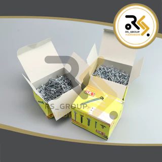 ตะปูคอนกรีต ตะปูตีฉาก ตะปูตอกคอนกรีต (Concrete nails) 6 หุน , 1 นิ้ว (สีขาว)