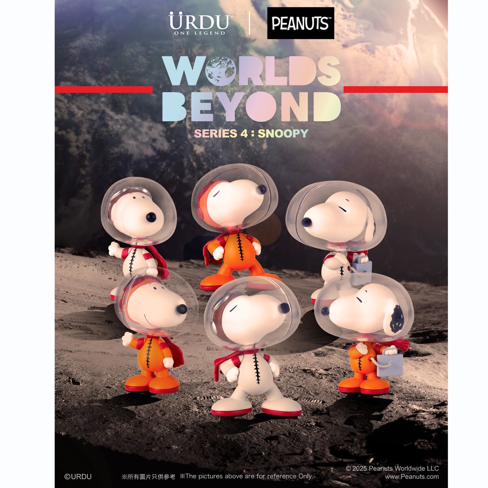 (UP301063) URDU PEANUTS WORLDS BEYOND SERIES 4-SNOOPY แบบจุ่ม