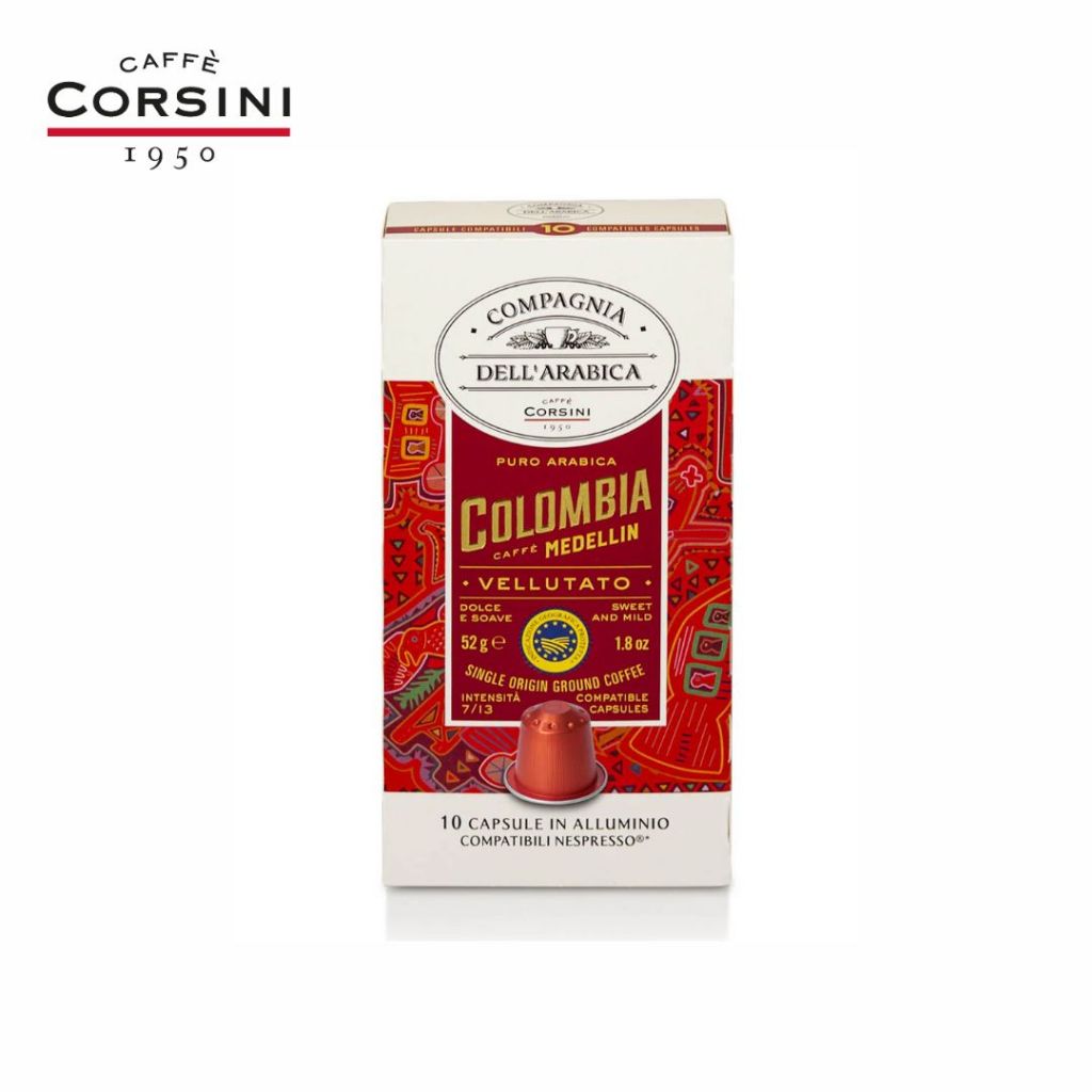 Colombia | 10 Nespresso® compatible aluminium capsules | 100% Arabica | Corsino Corsini