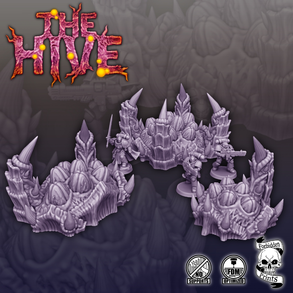 The Hive Terrain - Nursery x3